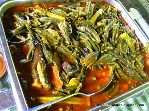Pinakbet - Ilocos style with baby ampalaya and bagnet