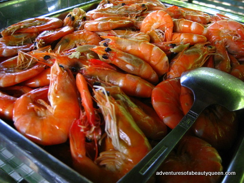 Steamed Shrimp harvested from the waters of Ilocos Norte. They were succulent and crisp!